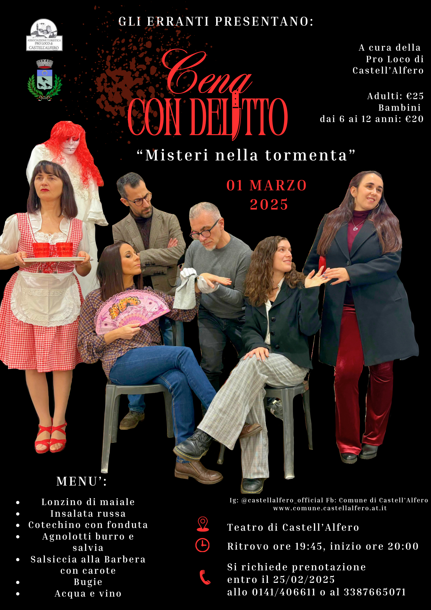 Cena con delitto - "Misteri nella tormenta"