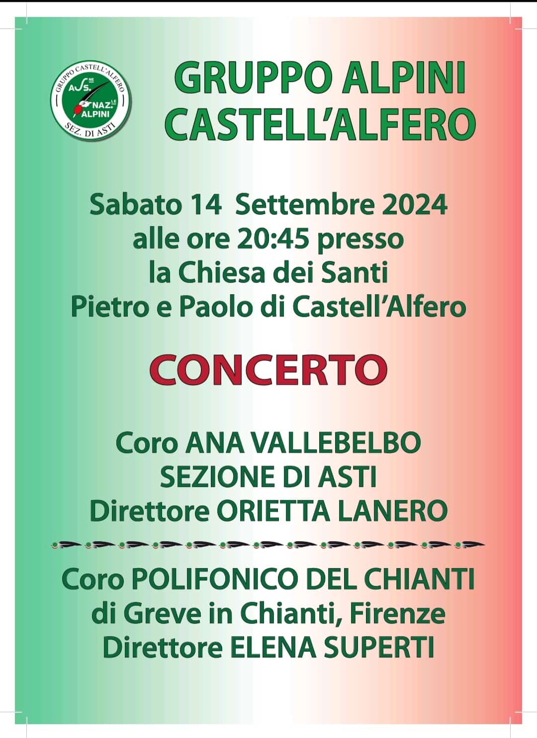 Concerto di cori Alpini